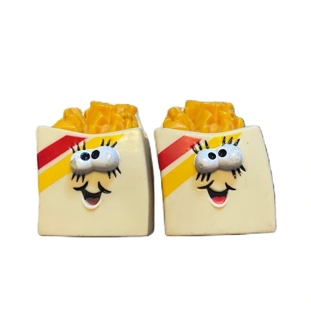 Vintage McDonald's French Fries Food Racer Toy Car Bundle Lot Kids